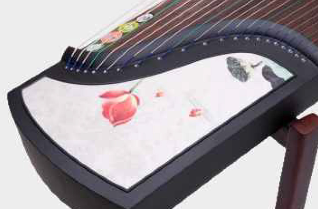 DHZ14-89B 红木饰面古筝 - Image 2