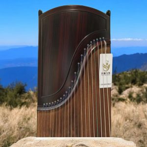 DHZ8-91A 阔叶黄檀木素装古筝（仿血檀木）